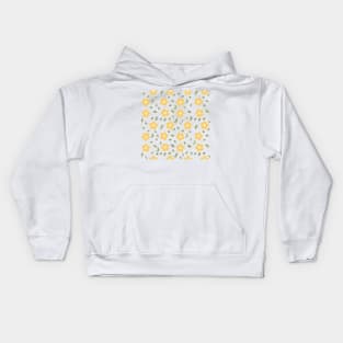 Yellow Flowers 2 Kids Hoodie